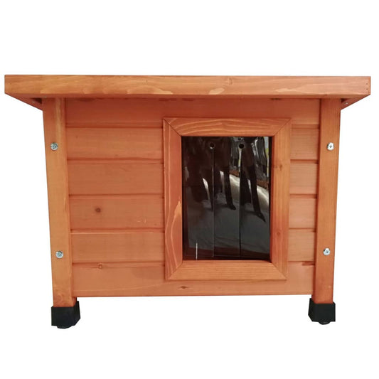 @Pet Outdoor Katzenhaus 57x45x43 cm Holz Braun