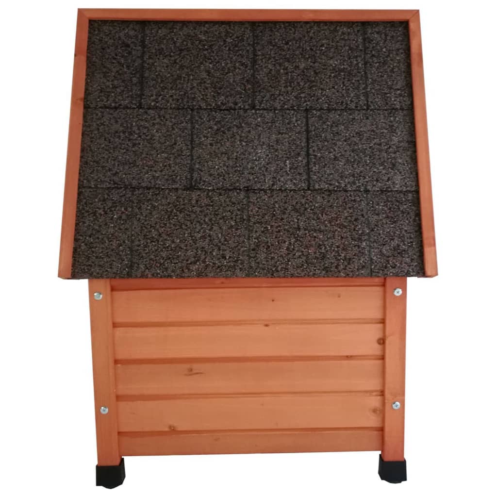 @Pet Outdoor-Katzenhaus XL 68,5x54x51,5 cm Holz Braun