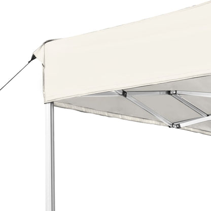 Profi-Partyzelt Faltbar Aluminium 4,5x3 m Creme