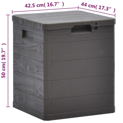 Garten-Aufbewahrungsbox 90 L Braun