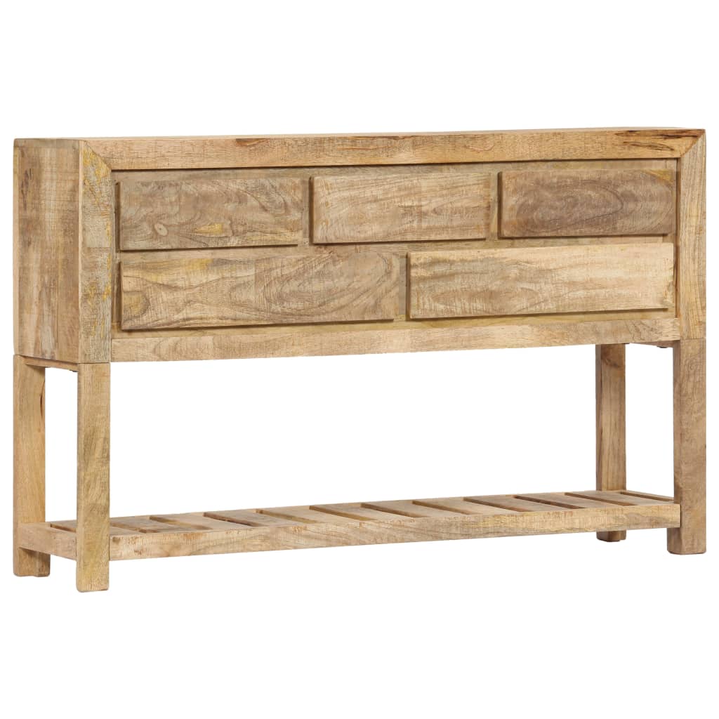 Sideboard 120x30x75 cm Massivholz Mango