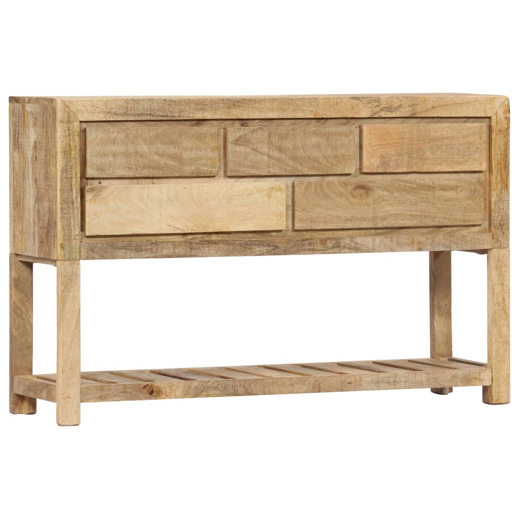 Sideboard 120x30x75 cm Massivholz Mango