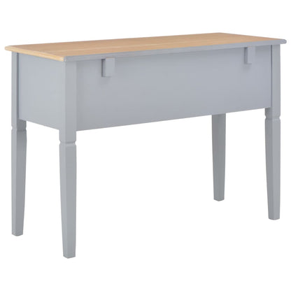 Schreibtisch Grau 109,5 x 45 x 77,5 cm Holz