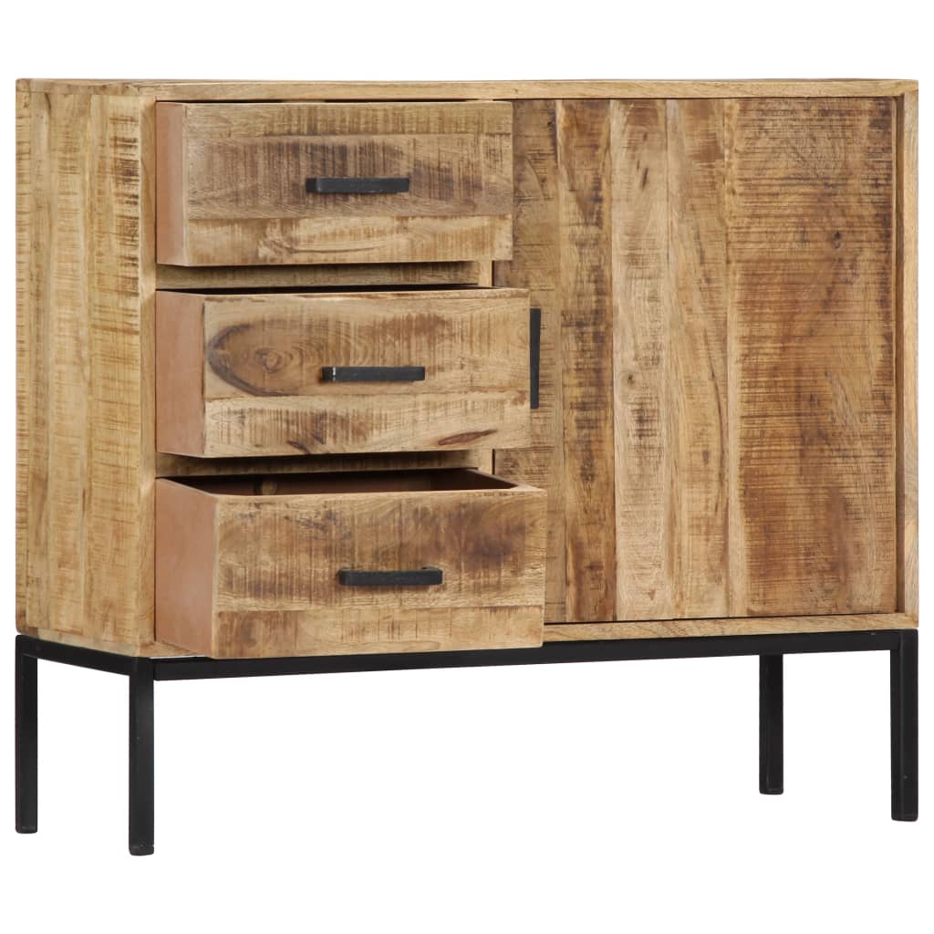 Sideboard 88x30x71 cm Massivholz Mango