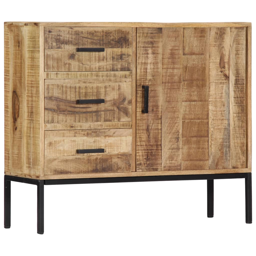 Sideboard 88x30x71 cm Massivholz Mango