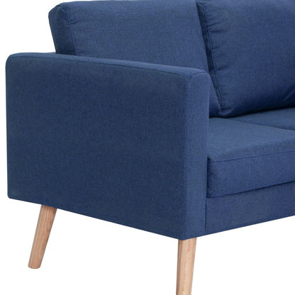 3-Sitzer-Sofa Stoff Blau