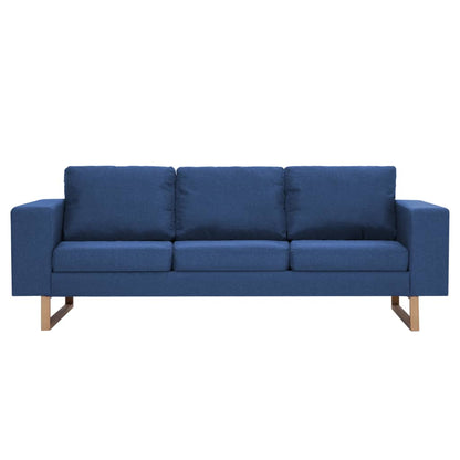 3-Sitzer-Sofa Stoff Blau