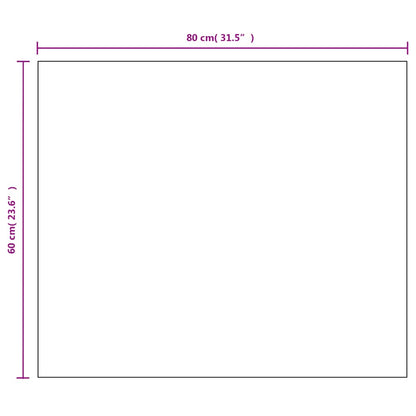 Rahmenloser Spiegel 80x60 cm Glas