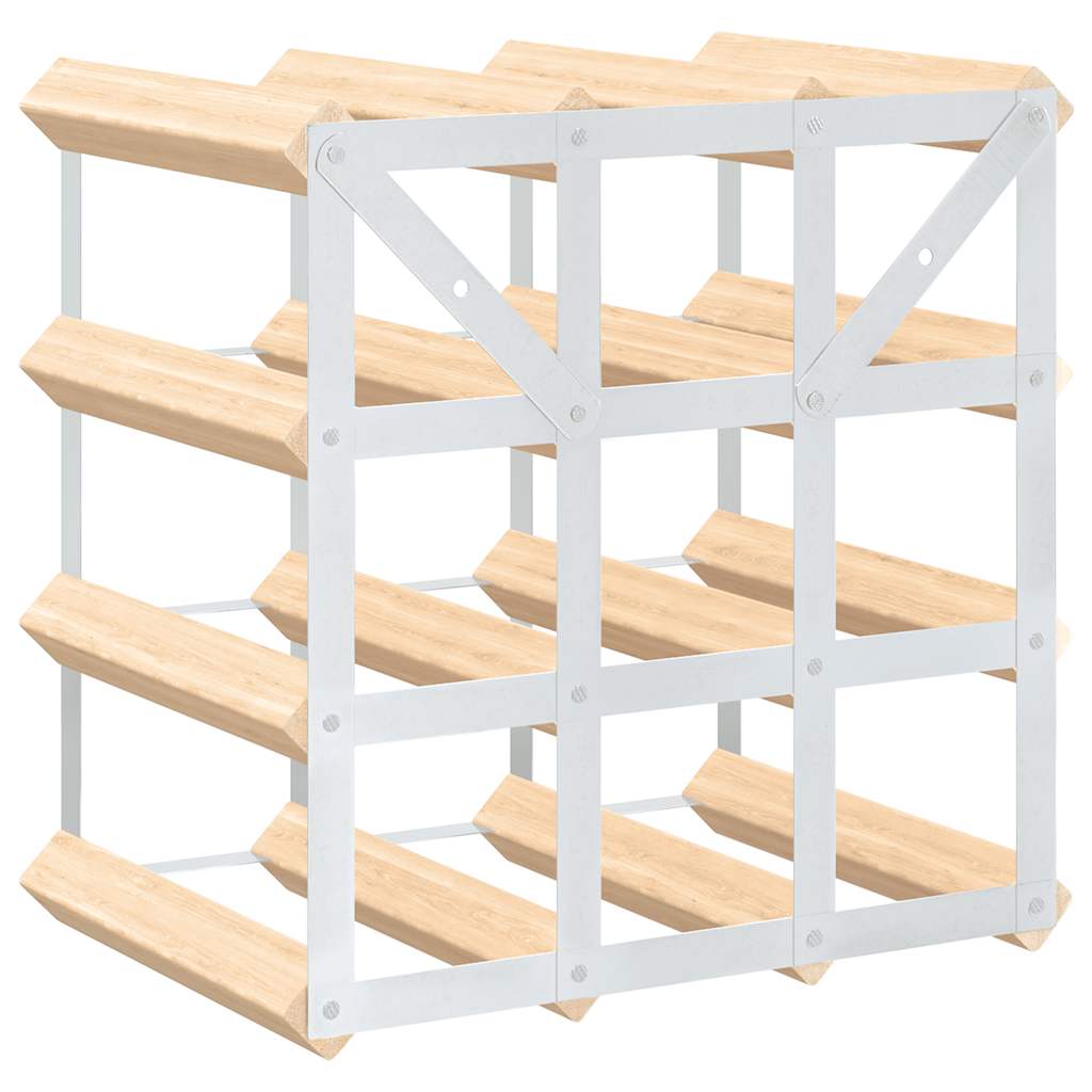 Weinregal für 12 Flaschen Massivholz Kiefer