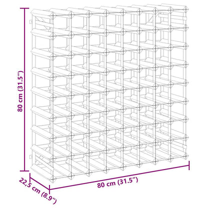 Weinregal für 72 Flaschen Massivholz Kiefer
