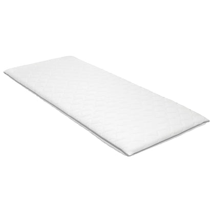 Matratzenauflage 90 x 200 cm viskoelastischer Memory-Schaum 6cm