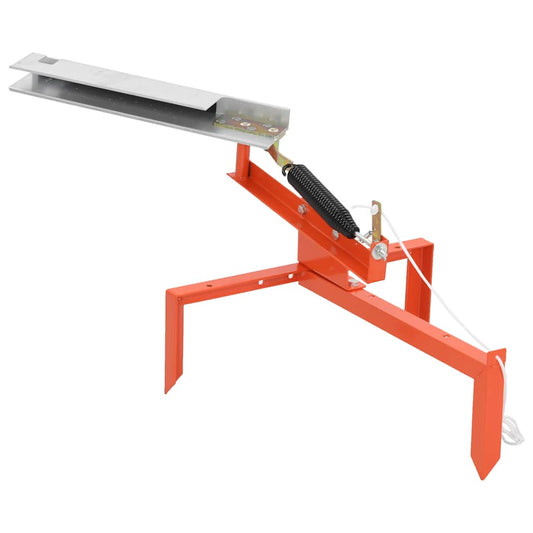 Lanciatore di piattelli d'acciaio