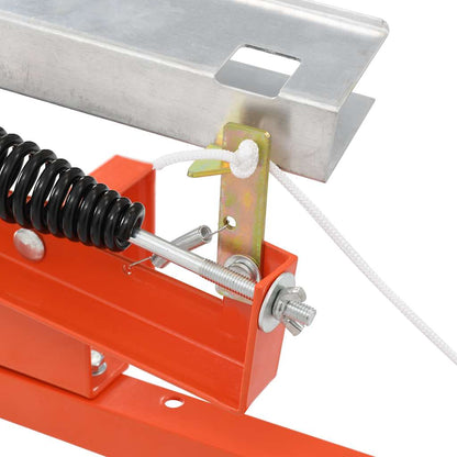 Lanciatore di piattelli d'acciaio