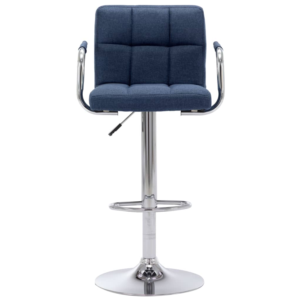 Barhocker Blau Stoff