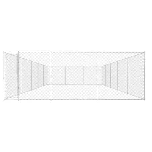 Outdoor-Hundezwinger Verzinkter Stahl 950x570x185 cm