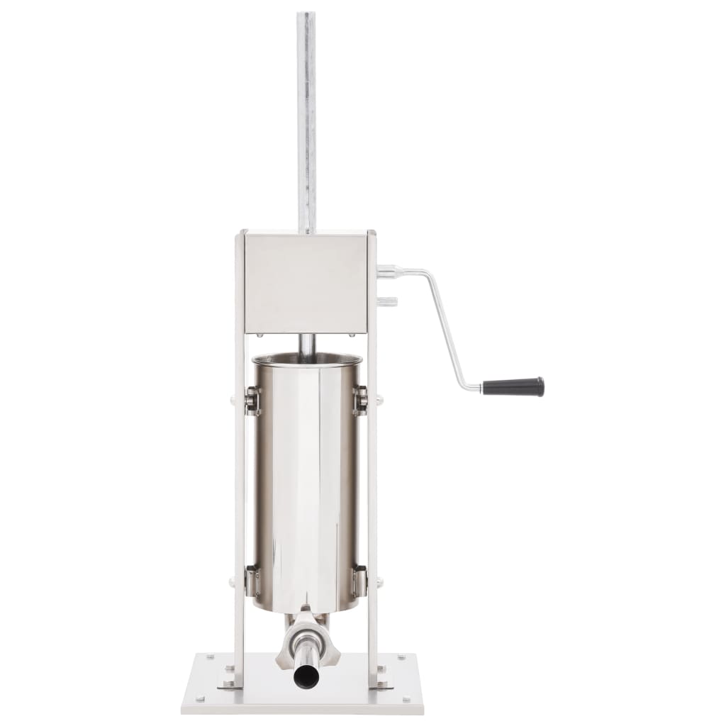 Manueller Wurstfüller Silbern 5 L Edelstahl