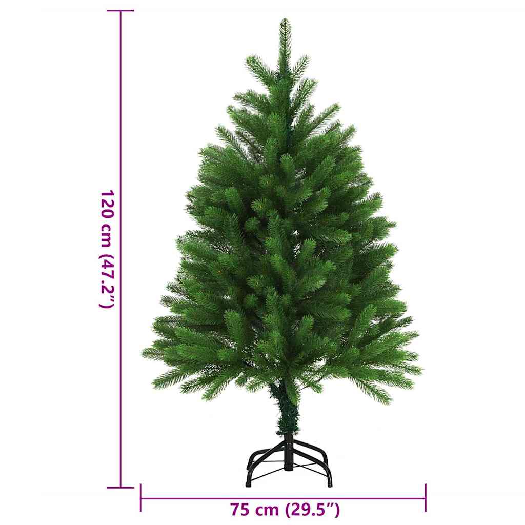 Künstlicher Weihnachtsbaum Naturgetreue Nadeln 120 cm Grün