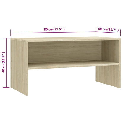 TV-Schrank Sonoma-Eiche 80x40x40 cm Holzwerkstoff