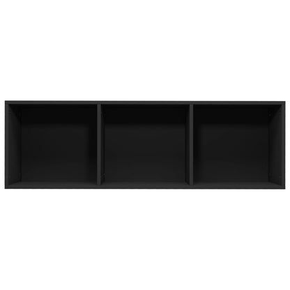 Bücherregal/TV-Schrank Schwarz 36x30x114 cm Holzwerkstoff