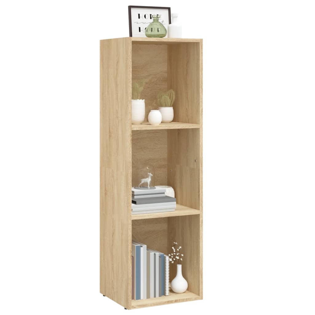 Bücherregal/TV-Schrank Sonoma Eiche 36x30x114 cm Holzwerkstoff