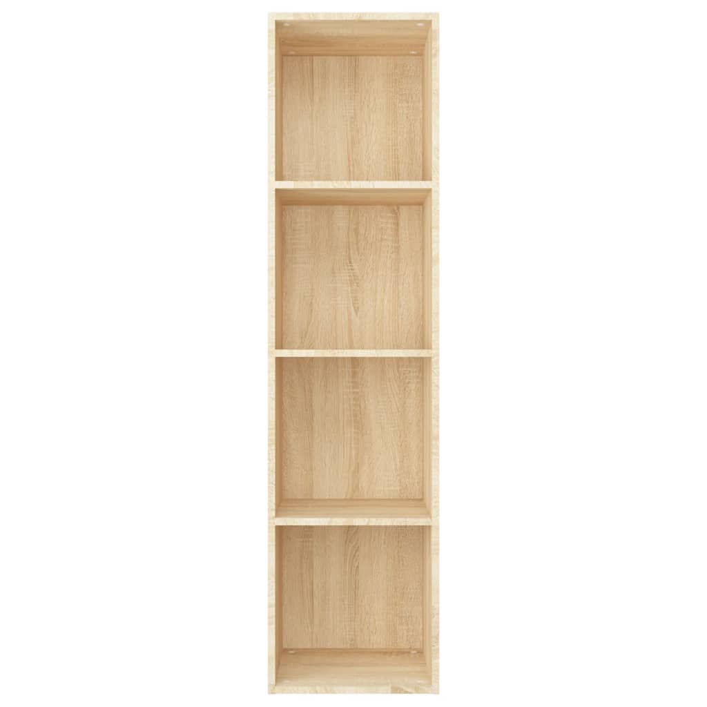 Bücherregal/TV-Schrank Sonoma-Eiche 36x30x143 cm Holzwerkstoff