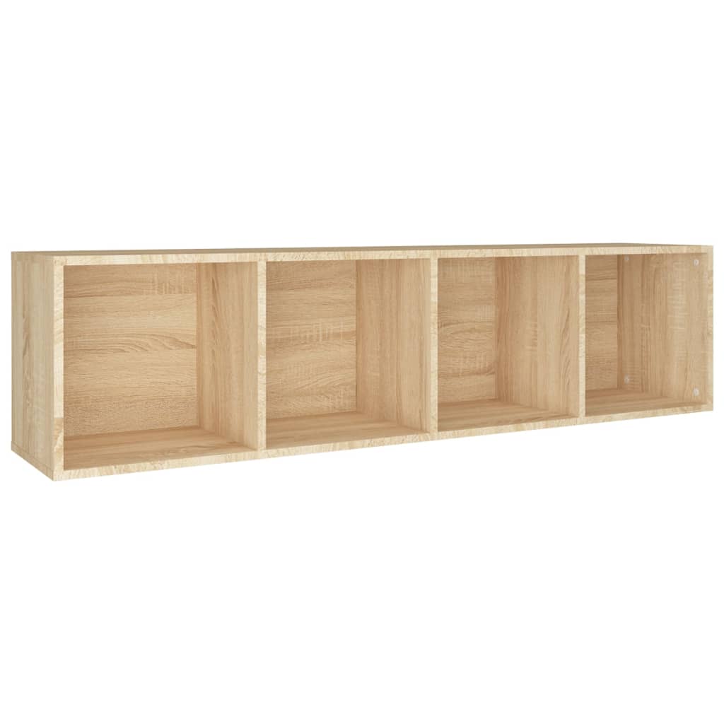 Bücherregal/TV-Schrank Sonoma-Eiche 36x30x143 cm Holzwerkstoff