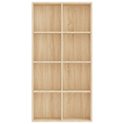 Bücherregal/Sideboard Sonoma-Eiche 66×30×130 cm Holzwerkstoff