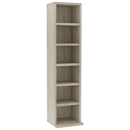 CD-Schrank Sonoma-Eiche 21x20x88 cm Holzwerkstoff