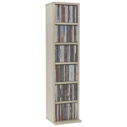 CD-Schrank Sonoma-Eiche 21x20x88 cm Holzwerkstoff