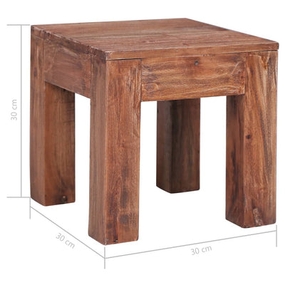 Couchtisch 30x30x30 cm Altholz Massiv