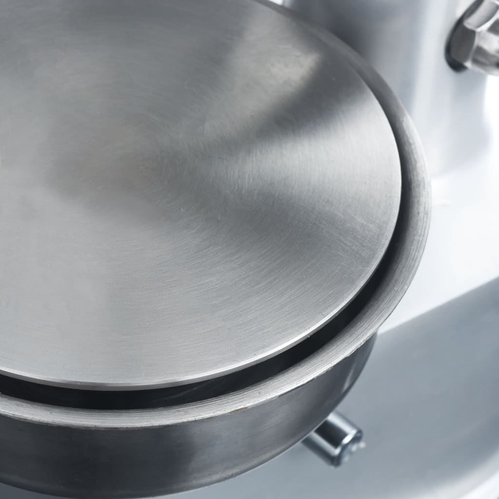 Hamburgerpresse mit 500 Trennpapieren Aluminium 13 cm