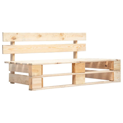 Outdoor-Bank Paletten Holz