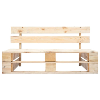 Outdoor-Bank Paletten Holz