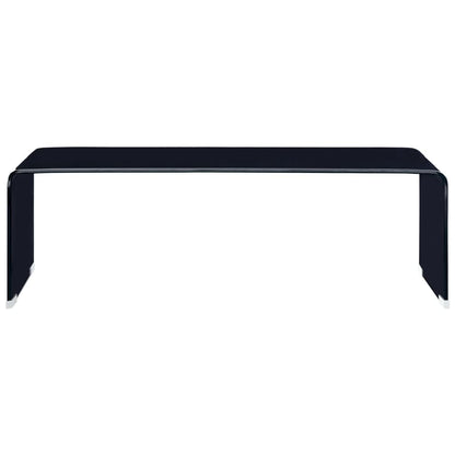 Couchtisch Schwarz 98x45x31 cm Hartglas