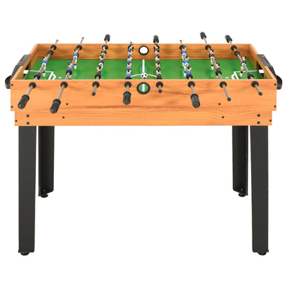 15-in-1 Multigame-Tisch 121×61×82 cm Ahorn