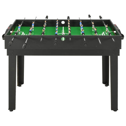 15-in-1 Multigame-Tisch 121×61×82 cm Schwarz