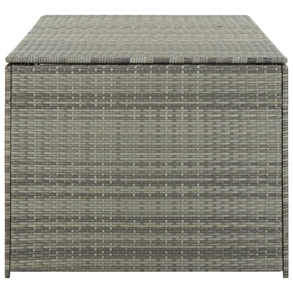 Gartenbox Poly Rattan 180x90x70 cm Grau