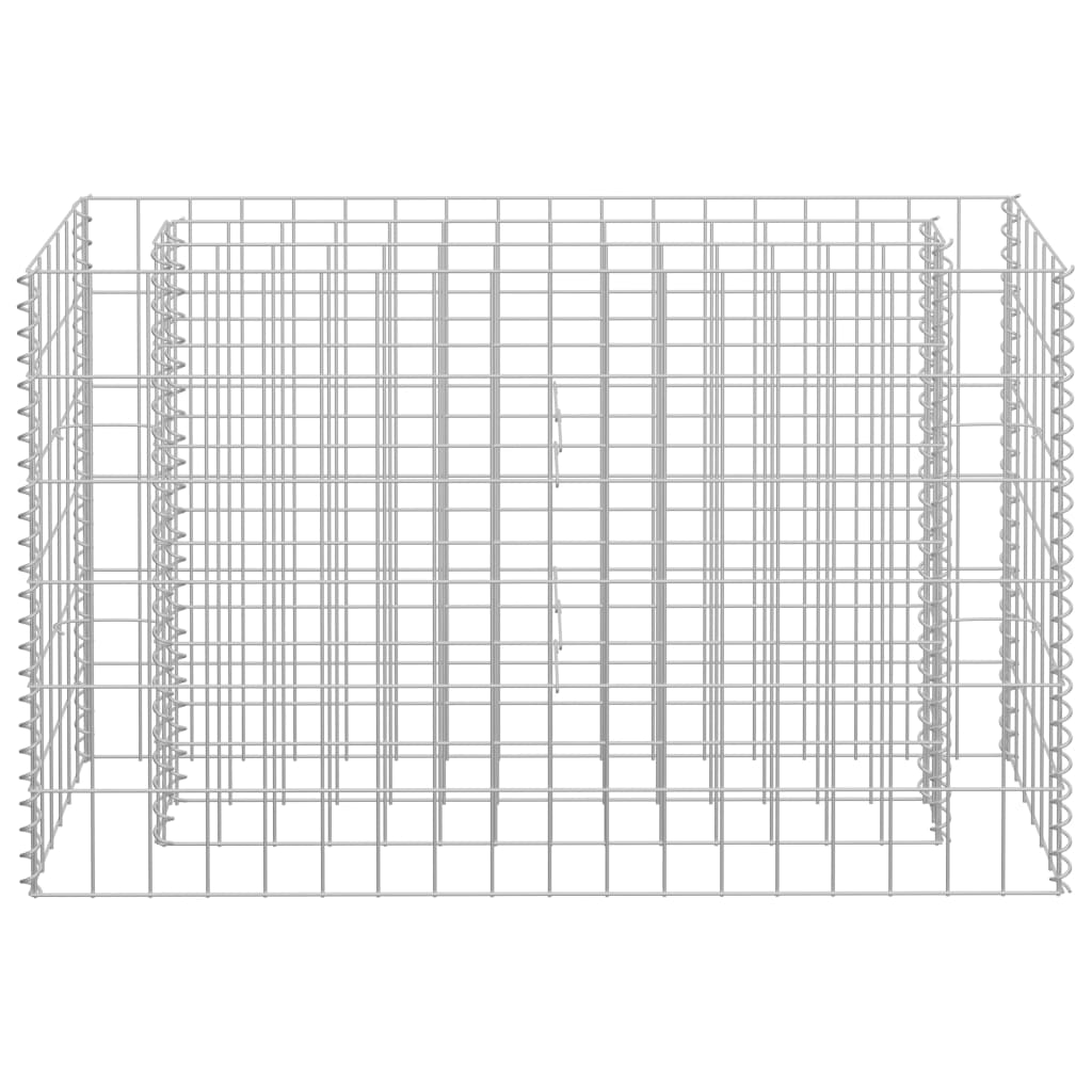 Gabionen-Hochbeet Verzinkter Stahl 90×30×60 cm