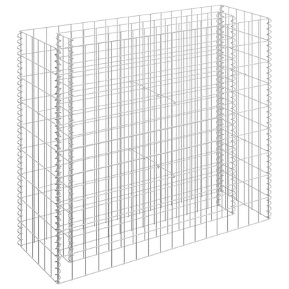 vidaXL Gabionen-Hochbeet Verzinkter Stahl 90×30×90 cm