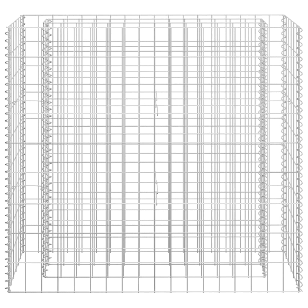 vidaXL Gabionen-Hochbeet Verzinkter Stahl 90×30×90 cm