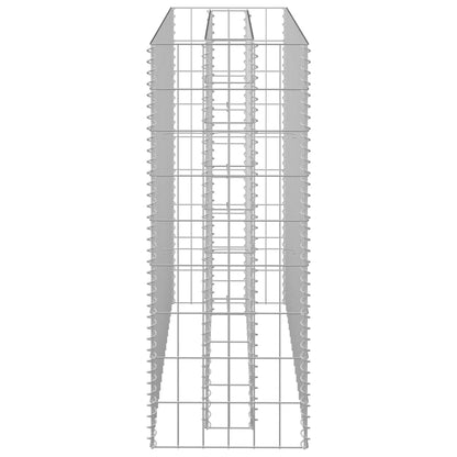 vidaXL Gabionen-Hochbeet Verzinkter Stahl 90×30×90 cm