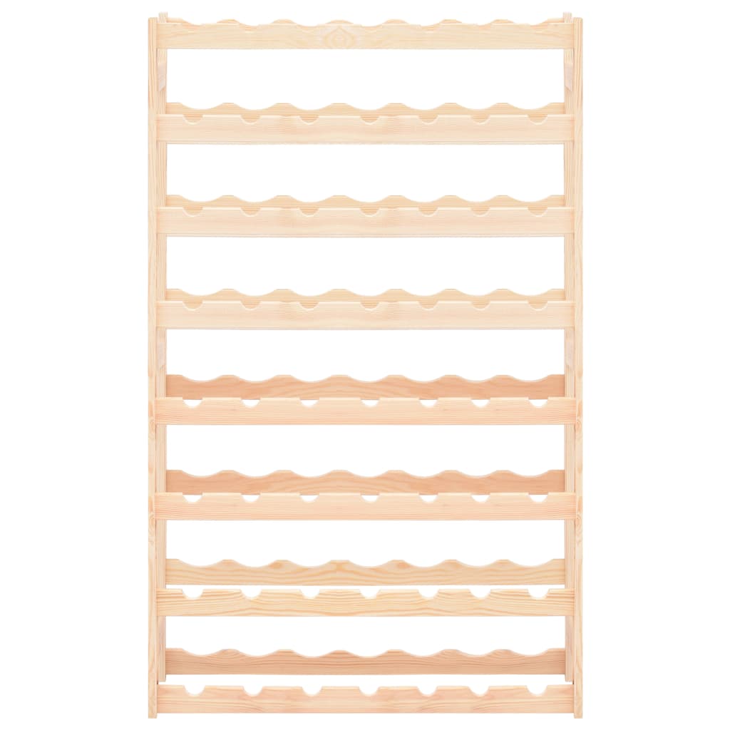 Weinregal für 56 Flaschen Kiefernholz