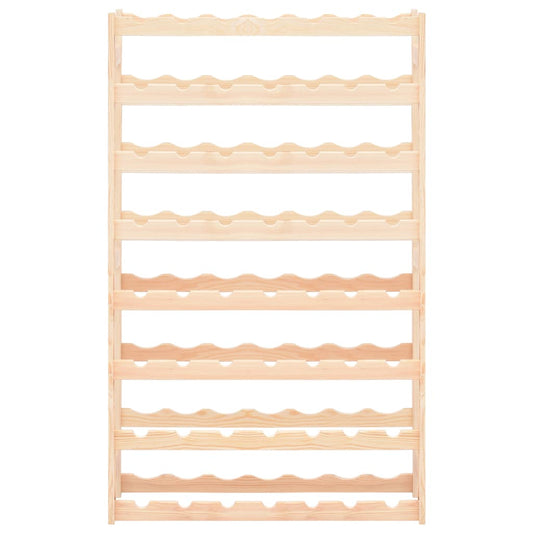 Weinregal für 56 Flaschen Kiefernholz