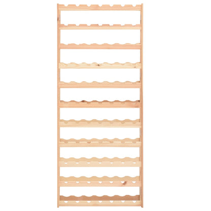 Weinregal für 77 Flaschen Kiefernholz