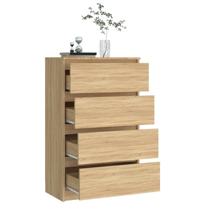 Sideboard Sonoma-Eiche 60x35x98,5 cm Holzwerkstoff