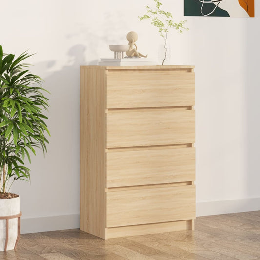 Sideboard Sonoma-Eiche 60x35x98,5 cm Holzwerkstoff