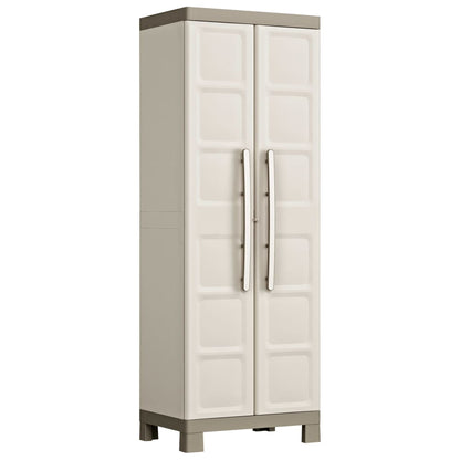 Keter Universalschrank Excellence Beige und Taupe 182 cm