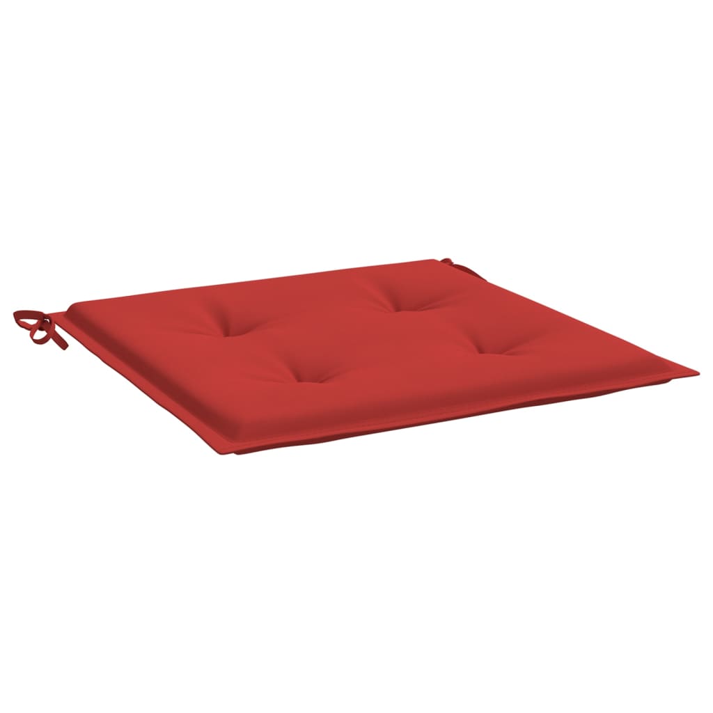 vidaXL Gartenstuhl-Kissen 4 Stk. Rot 40x40x3 cm Oxford-Gewebe