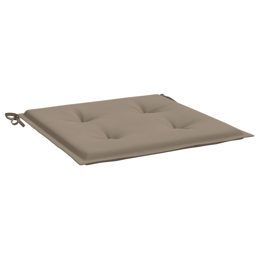 Gartenstuhl-Kissen 2 Stk. Taupe 50x50x3 cm Oxford-Gewebe