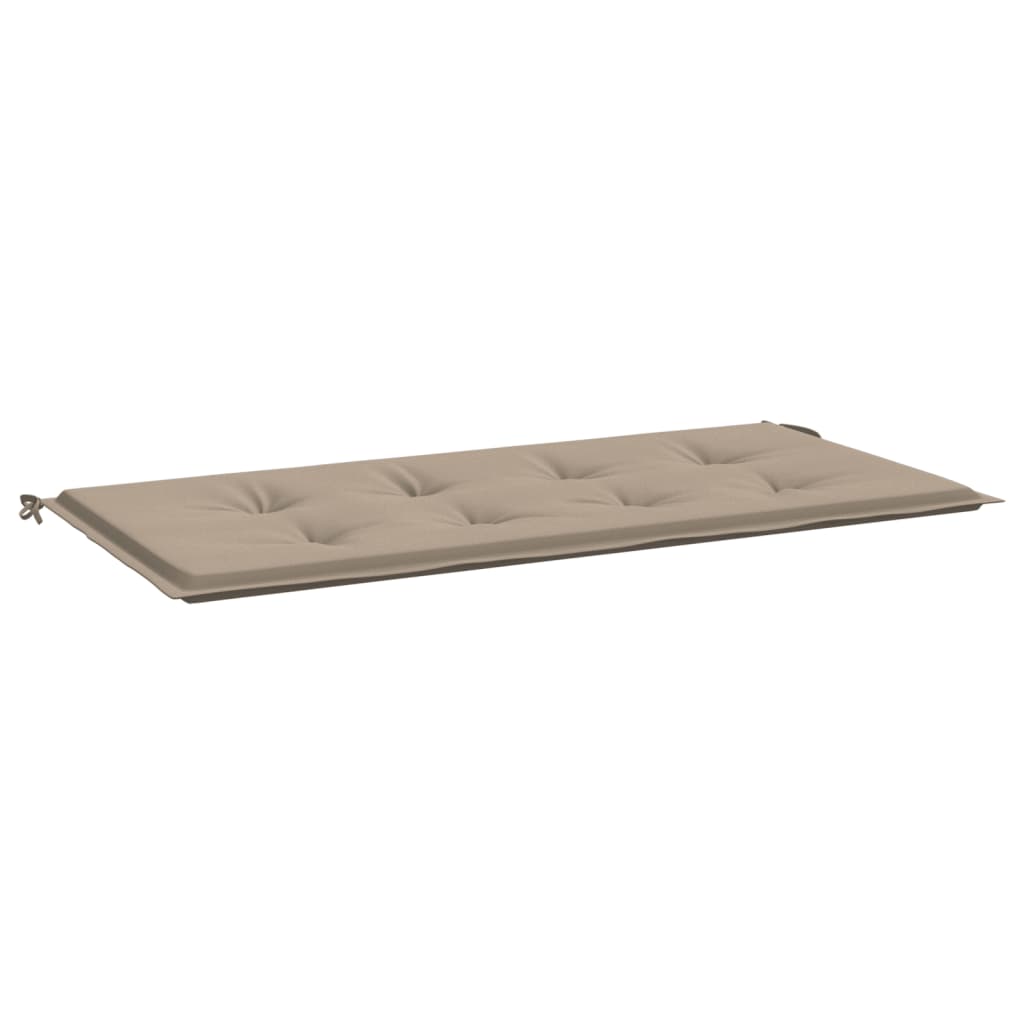 Gartenbank-Auflage Taupe 120x50x3 cm Oxford-Gewebe